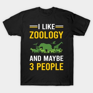 3 People Zoology Zoologist T-Shirt